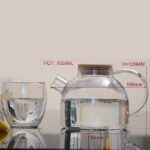 ⁦دورق زجاج بايركس سادة شفاف 1 لتر⁩ - الصورة ⁦3⁩