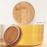 ⁦دورق زجاج بايركس سادة شفاف 1 لتر⁩ - الصورة ⁦4⁩