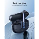 ⁦سماعة اذن لاسلكية joyroom لون ااسود - JR-FN2-ACC⁩ - الصورة ⁦3⁩