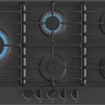 مسطح جورنيا 90 سم 5 شعلة غاز اسود GW951MB