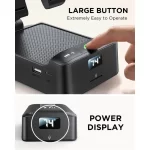 ⁦سماعة بلوتوث Joyroom مع حامل موبايل – موديل JR-MH01 – لون أسود - ACC⁩ - الصورة ⁦6⁩