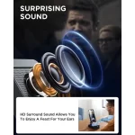 ⁦سماعة بلوتوث Joyroom مع حامل موبايل – موديل JR-MH01 – لون أسود - ACC⁩ - الصورة ⁦9⁩