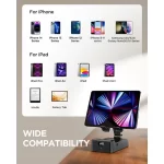 ⁦سماعة بلوتوث Joyroom مع حامل موبايل – موديل JR-MH01 – لون أسود - ACC⁩ - الصورة ⁦2⁩