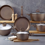 طقم حلة ايكوتن جيرانيت 10ق Bronze