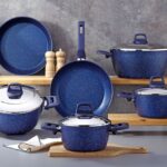 طقم حلة يكوتن جيرانيت 10ق ازرق