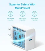 ⁦راس شاحن انكر 20 W WHITE ACC ANKER⁩ - الصورة ⁦4⁩