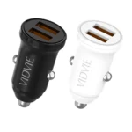 ACC شاحن سيارةVIDVIE IP CC533 DOUBLE BLACK