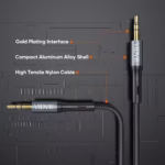 ⁦ACC وصلة VIDVIE AUX  AL1110 BLACK⁩ - الصورة ⁦3⁩