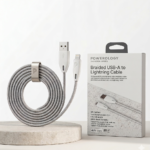 ACC وصله POWER OLOGY CABLE USB TO IP BRAIDED 1.2M