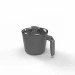 ⁦لبانه توب شيف 16 مدور رمادي⁩ - الصورة ⁦2⁩