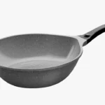مقلاية داى كاست 28 سم ووك رمادىHomi Plus Die-Cast Wok 28 cm Gray