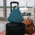 ⁦هومى بلاس شنطة حرارية هرميه تركواز Homi Plus Triangle Shaped Thermal Bag - Turqoise⁩ - الصورة ⁦2⁩