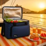 هومى بلس شنطة حفظ مربعة بجيب 40 لتر أزرقHomi Plus Square Thermal bag with pocket 40 L - Blue