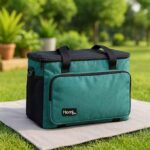 هومى بلس شنطة حفظ مربعة بجيب 40 لتر زيتىHomi Plus Square Thermal bag with pocket 40 L - Olive