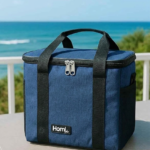 هومى بلس شنطة حفظ مستطيل 12 لتر أزرقHomi Plus Rectangular Thermal bag with pocket 12 L - Blue