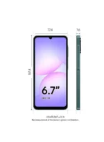 ⁦PHONE SAMSUNG A07 4/128 GREEN⁩ - الصورة ⁦6⁩