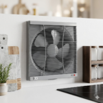 شفاط اي دو 25 سم 2 اتجاه  بالشبكة  ظهر معدن  جري  WVFM25-GRY