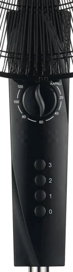 ⁦مروحة بنجوين كوول سبين ستاند 5ريشة اسود 18بوصة 55 واتPF005⁩ - الصورة ⁦7⁩