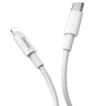 ⁦ACCESS NEW ORIGINAL HOCO PD CHARGING DATA CABLE TYPE-C TO LIGHTINING  IM  WHITE X56⁩ - الصورة ⁦2⁩