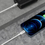 ⁦ACCESS NEW ORIGINAL HOCO PD CHARGING DATA CABLE TYPE-C TO LIGHTINING  IM  WHITE X56⁩ - الصورة ⁦4⁩