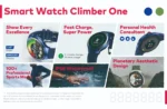 ⁦ساعة سمارت ايتل ذهبي Climber One-ISW-O43⁩ - الصورة ⁦6⁩